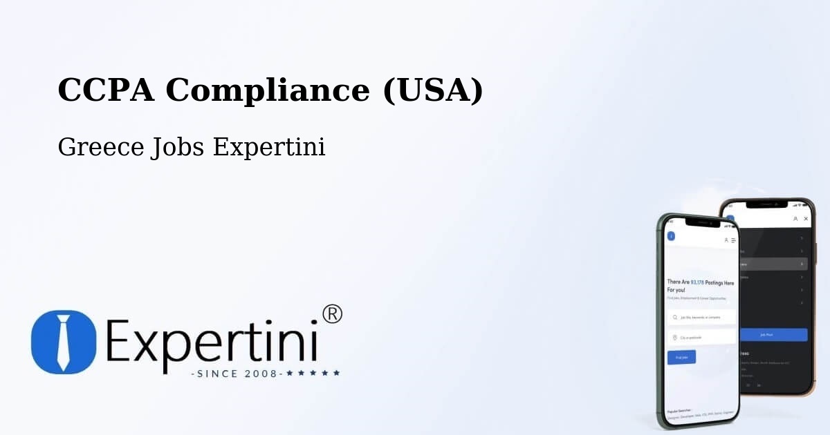 CCPA Privacy Rights & Compliance Notice – Ermoúpolis - Greece Jobs Expertini